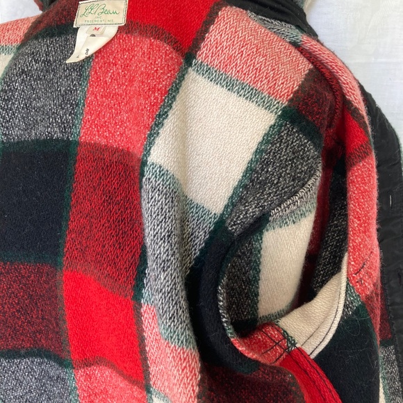 LL BEAN vintage wool box plaid shacket~ - Picture 2 of 6